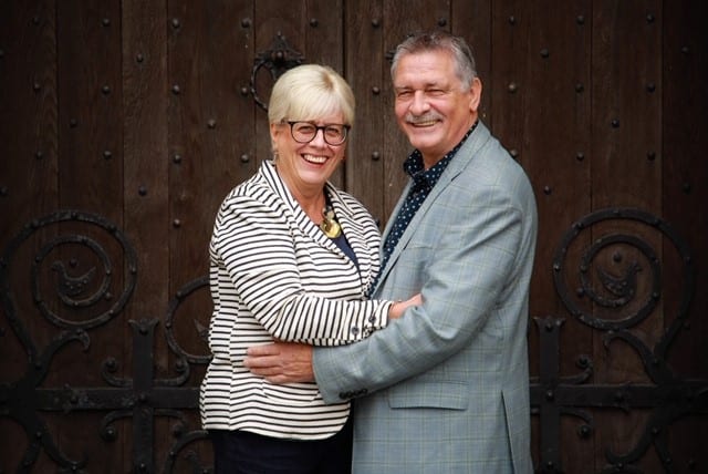 Ideal Windows And Conservatories Partners Directors Ian and Elaine Wardrope